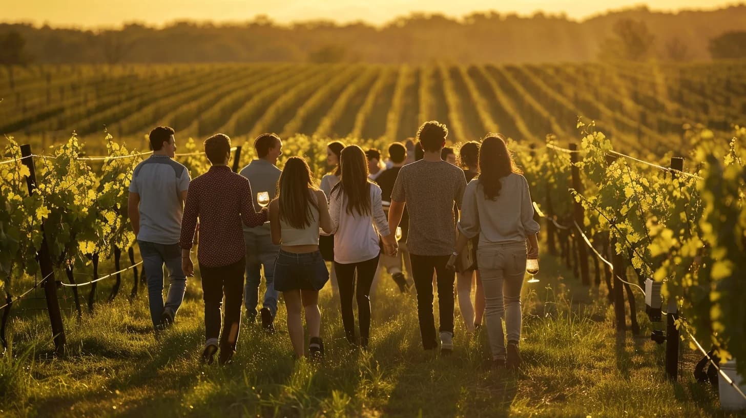 Wine tasting at Casa Larga