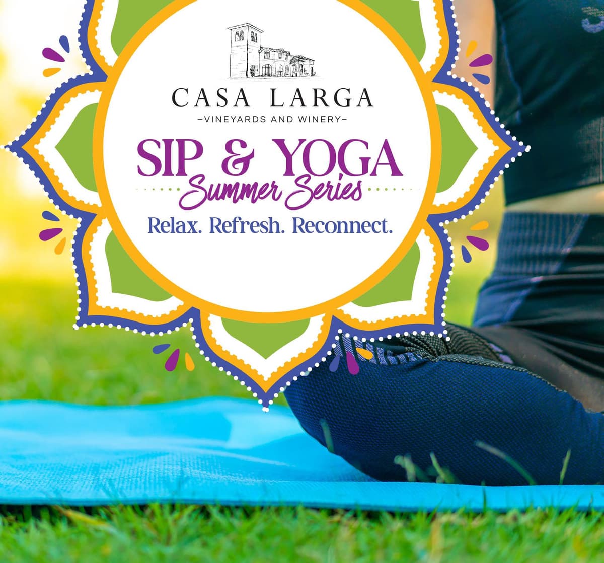 Sip & Yoga - August 19, 2026, 11AM - 12PM