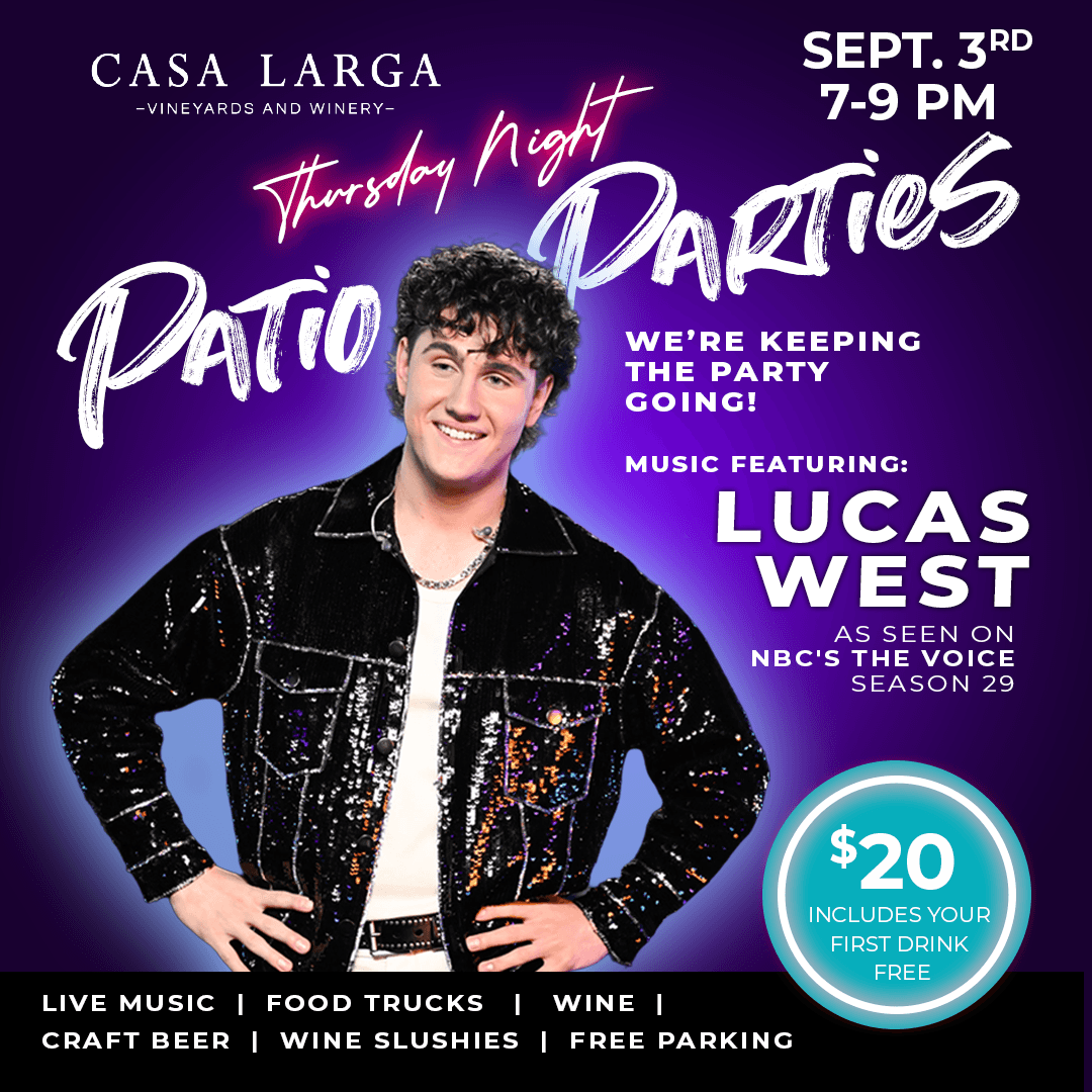 Lucas West at the Vineyard!