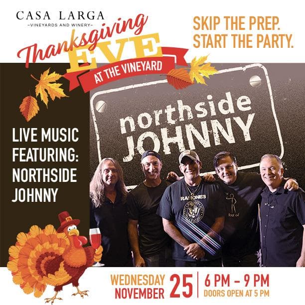 Thanksgiving Eve with Northside Johnny