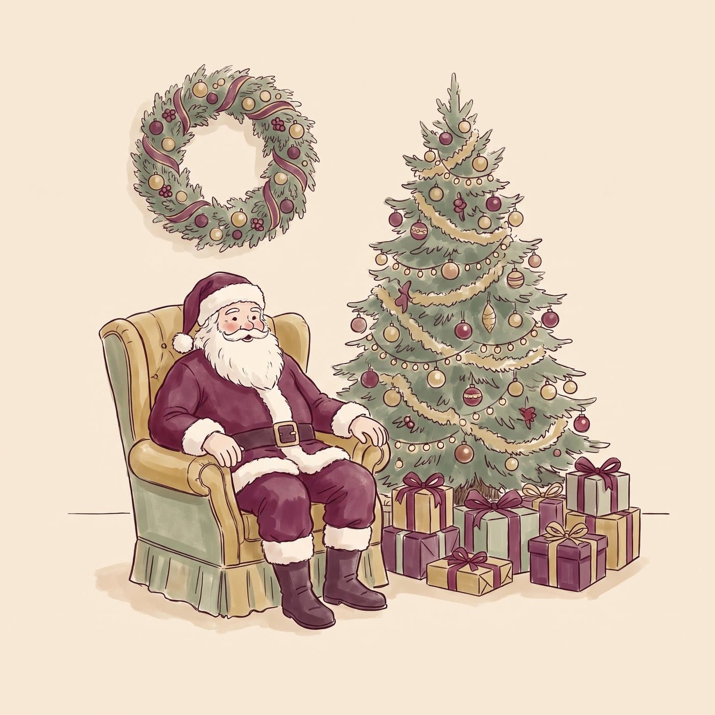 Santa at Casa Larga