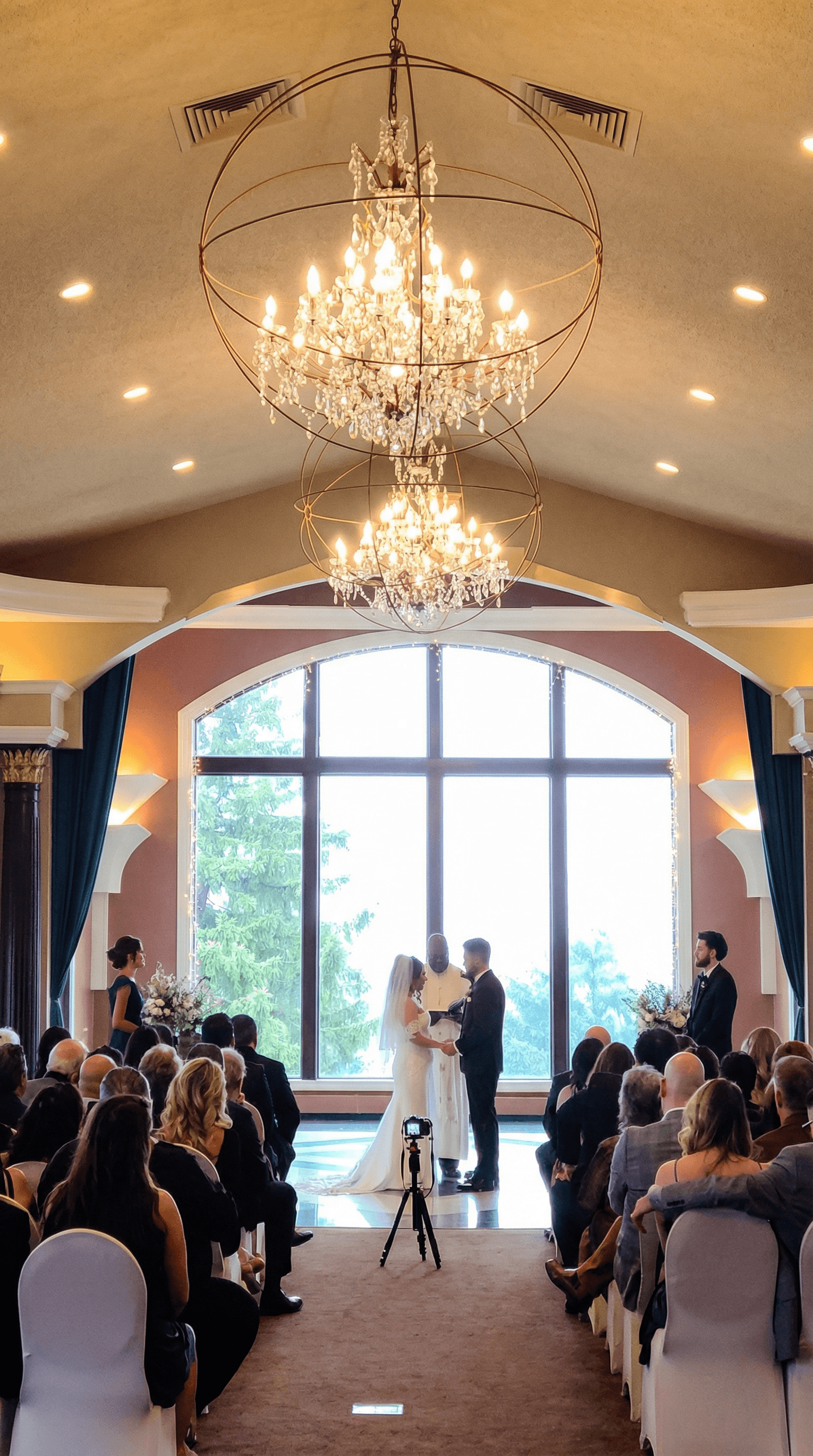 Indoor ceremony at Bella Vista