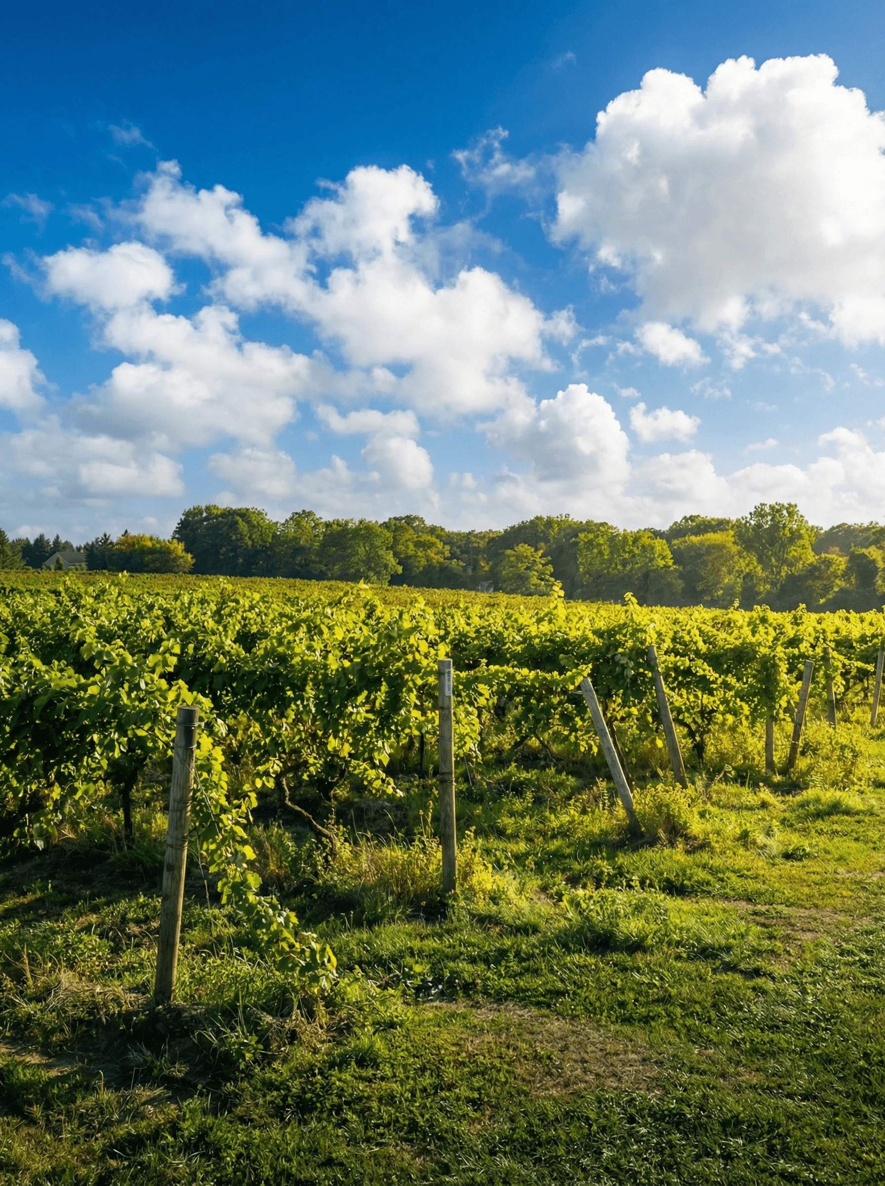 Vineyard landscape at Casa Larga