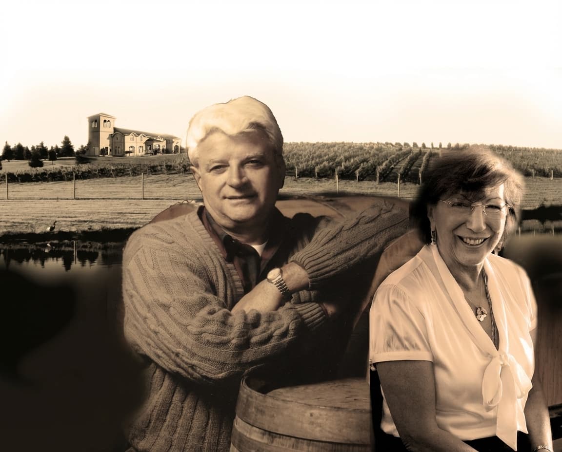 Mr. and Mrs. Colaruotolo, founders of Casa Larga