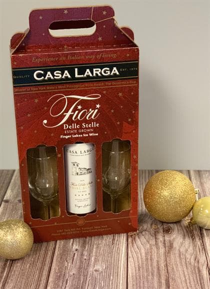 Fiori Vidal Ice Wine with Glasses