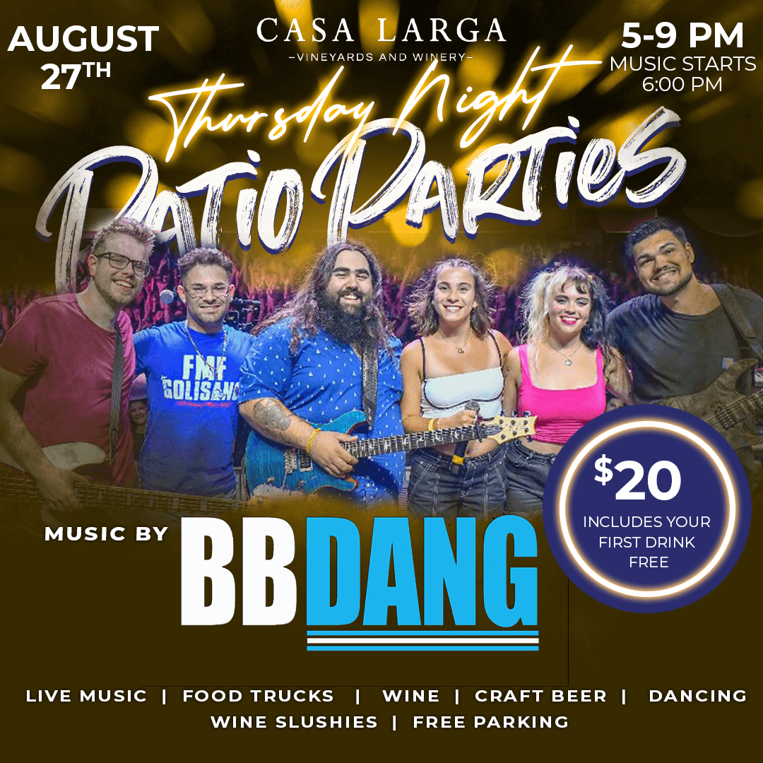 Patio Party - BB Dang | August 27, 2026