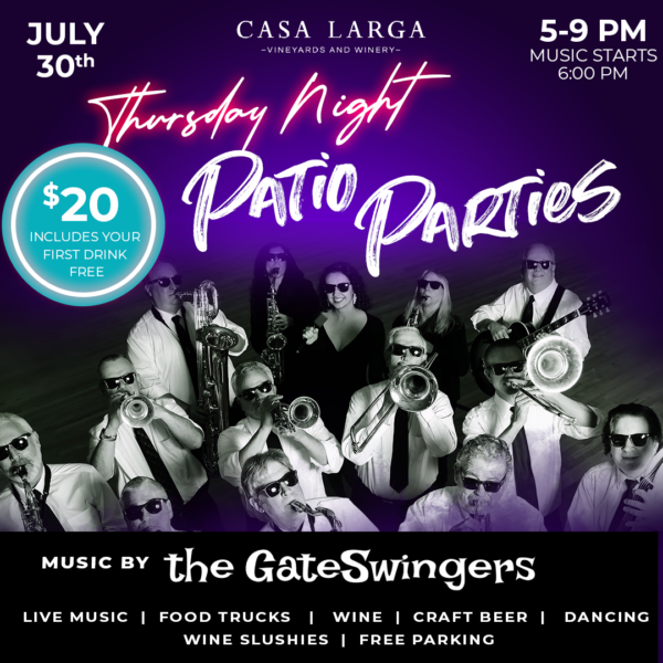07/30/2026 Patio Party - The Gate Swingers
