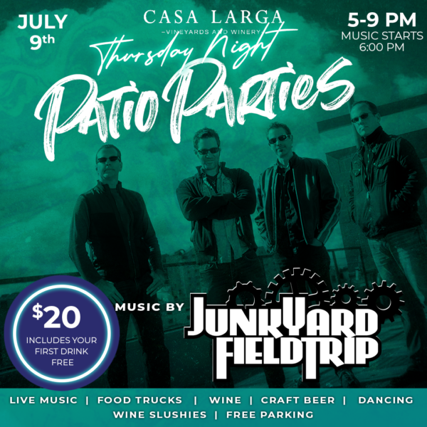 07/09/2026 Patio Party - Junkyard Field Trip